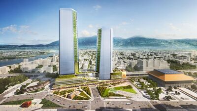 2028年完工 SOM揭606億「台北雙星」設計最大挑戰