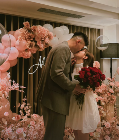 ▲▼陳詩媛　答應王齊麟的求婚。（圖／翻攝自Instagram／song_.x）
