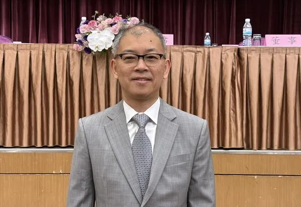 ▲新興航運董事長許積皋說明營運策略。（圖／新興提供）