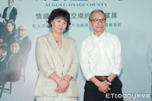 ▲▼綠光劇團《八月，在我家》星光記者會-王琄、吳念真。（圖／記者周宸亘攝）