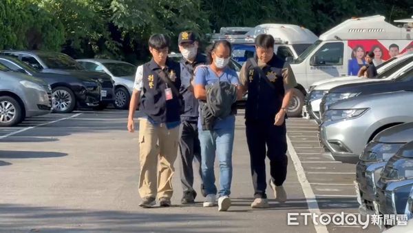 ▲▼女星劉香君老公涉詐騙遭拘提，人已抵達新北刑大。（圖／記者陳以昇攝）