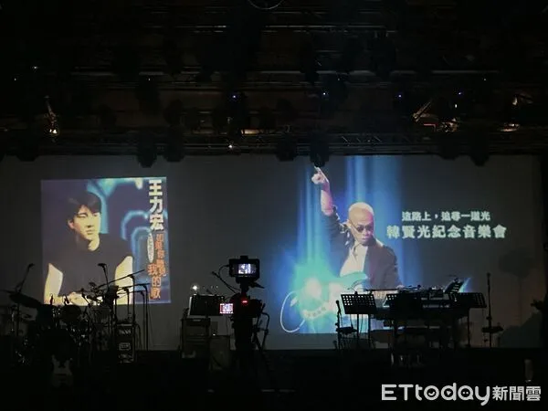 ▲▼王力宏、林志炫悼念韓賢光。（圖／記者蔡琛儀攝）