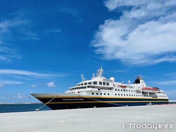 ▲「遺跡探險家號」預定11日上午靠泊花蓮港，成為2025年第二艘停靠花蓮的國際郵輪。（圖／花蓮縣政府提供，下同）