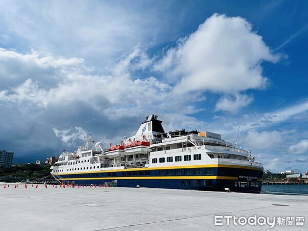 ▲「遺跡探險家號」預定11日上午靠泊花蓮港，成為2025年第二艘停靠花蓮的國際郵輪。（圖／花蓮縣政府提供，下同）