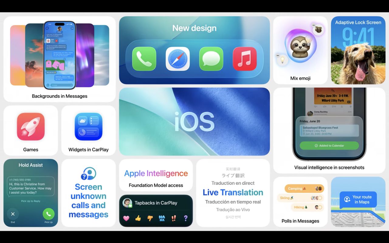 iOS 26 Beta測試中　最大視覺改版惹議：設計創新還是舊瓶新裝？