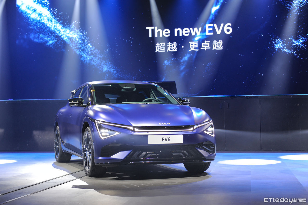 ▲KIA小改款EV6上市。（圖／記者林鼎智攝）