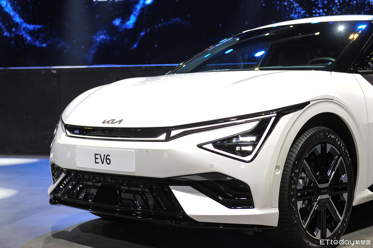 ▲KIA小改款EV6上市。（圖／記者林鼎智攝）