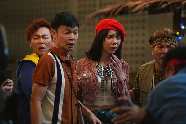 ▲《男兒王2》李國煌、賴宇涵和Kiwebaby。（圖／華映提供）