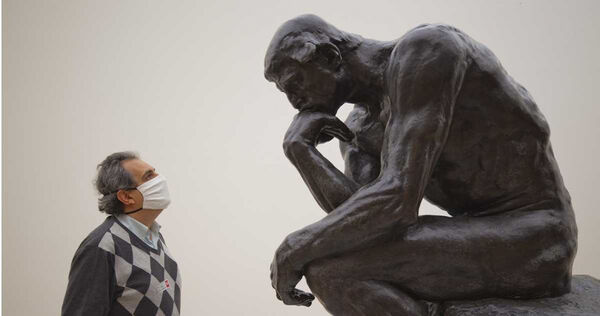 羅丹的著名作品《沉思者》。（圖／達志／美聯社）