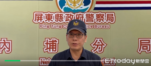 ▲內埔分局第四組組長黃堂益說明罰則            。（圖／記者陳崑福翻攝）