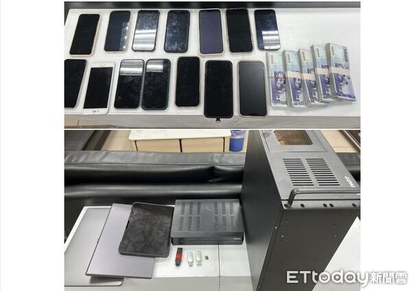 ▲▼破獲一起的大型虛擬貨幣詐騙集團。（圖／記者楊永盛攝）