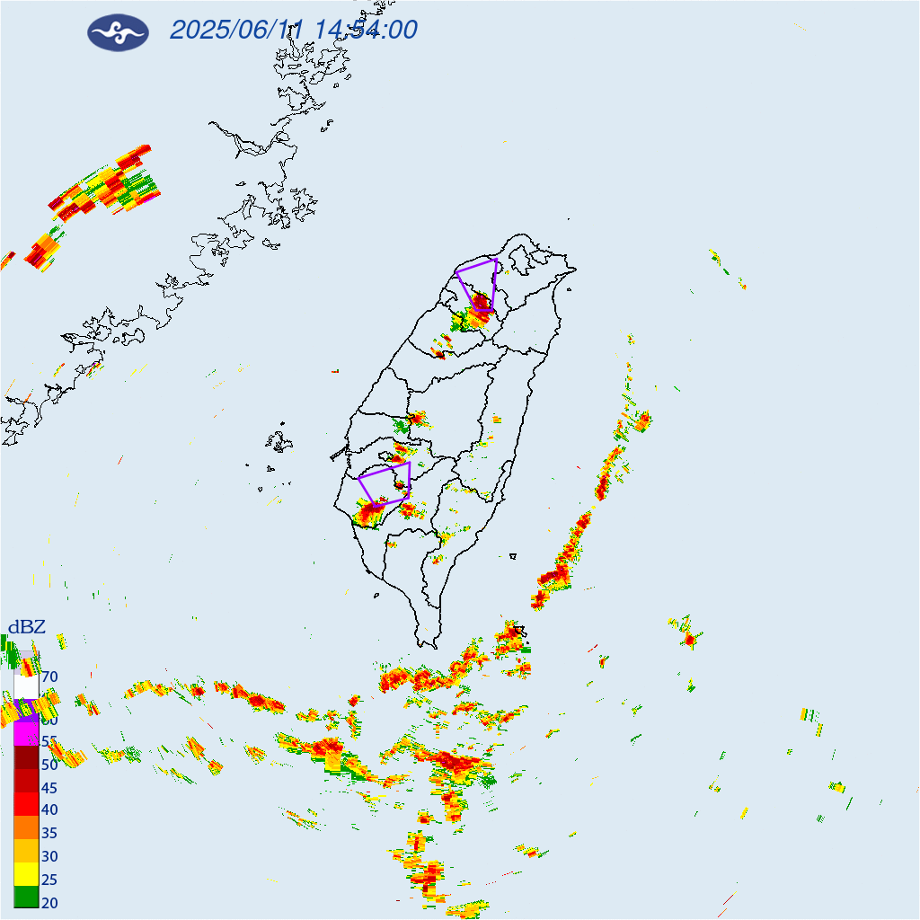 ▲▼大雷雨。（圖／氣象署）