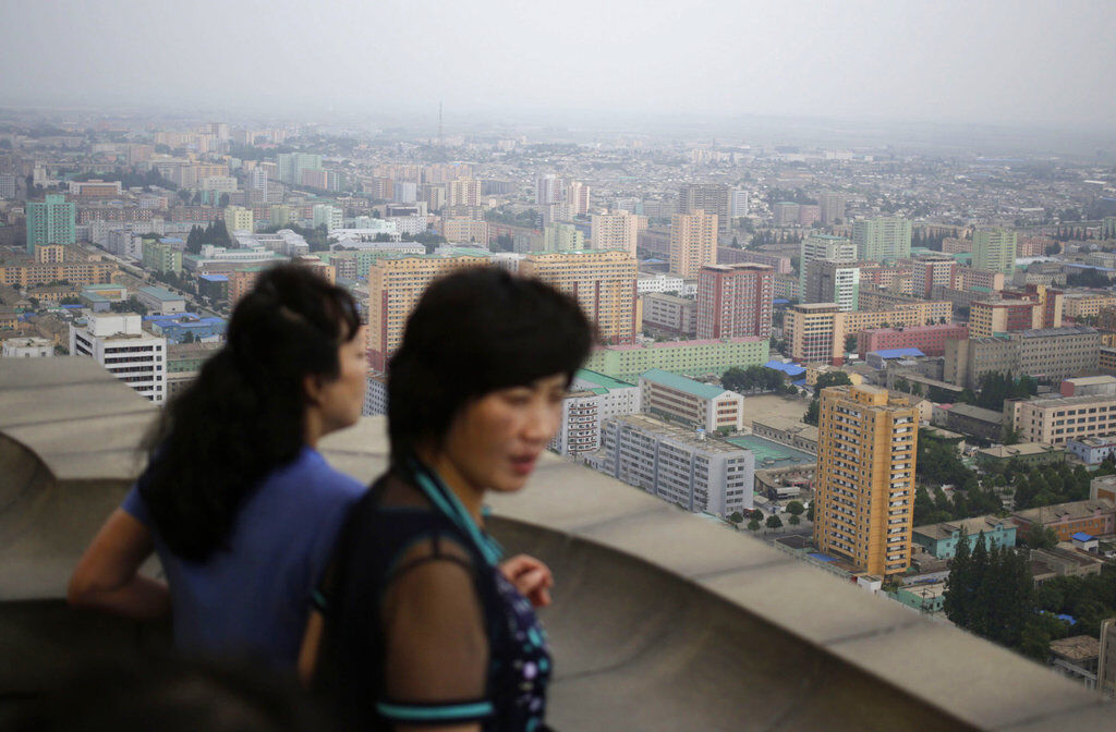 ▲▼北韓女性,平壤女性。(圖/達志影像/美聯社)