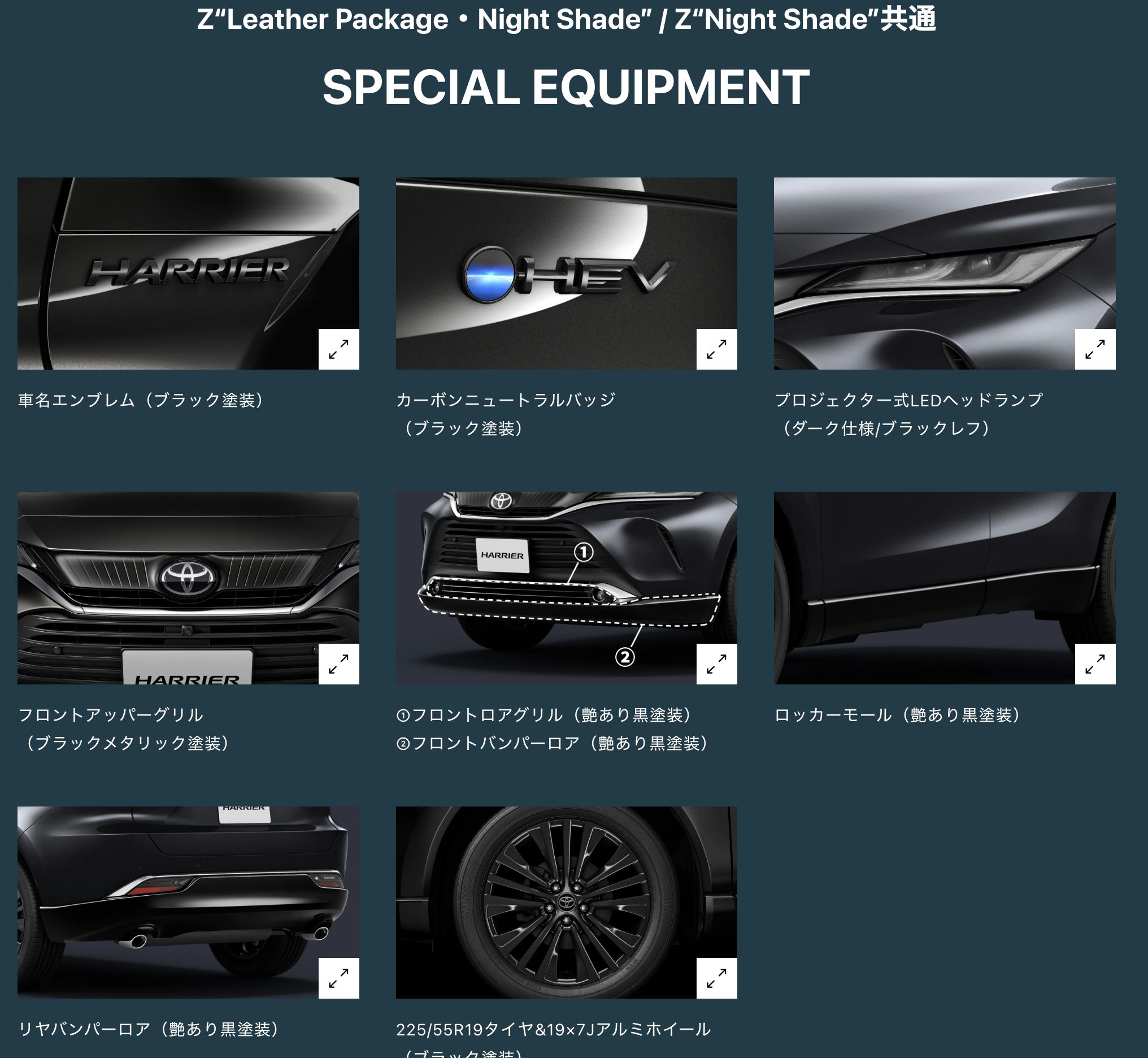 ▲TOYOTA Harrier日本小改款。（圖／翻攝自TOYOTA）