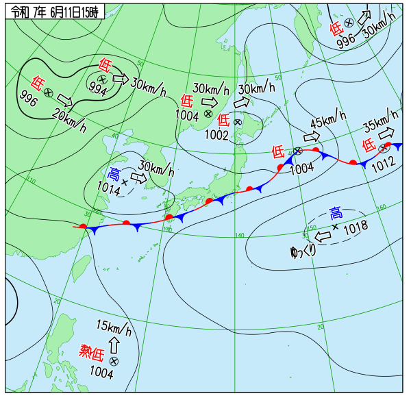 ▲▼熱帶低壓。（圖／取自日本氣象廳網站）