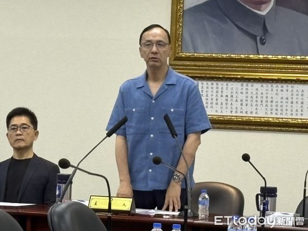 ▲▼國民黨主席朱立倫中常會致詞。（圖／記者鄭佩玟攝）