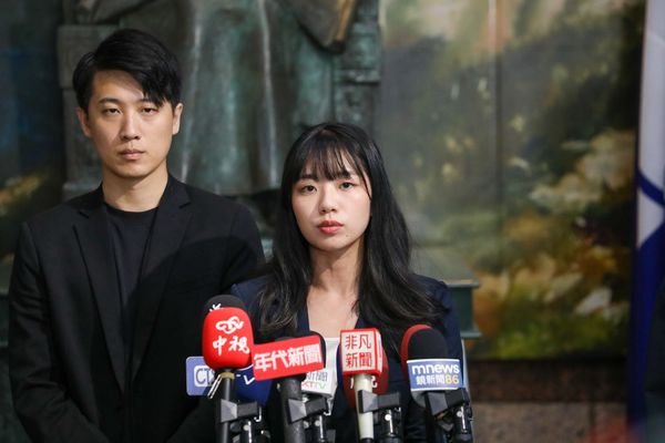 ▲國民黨文傳會主委林寬裕、發言人楊智伃。（圖／國民黨提供）