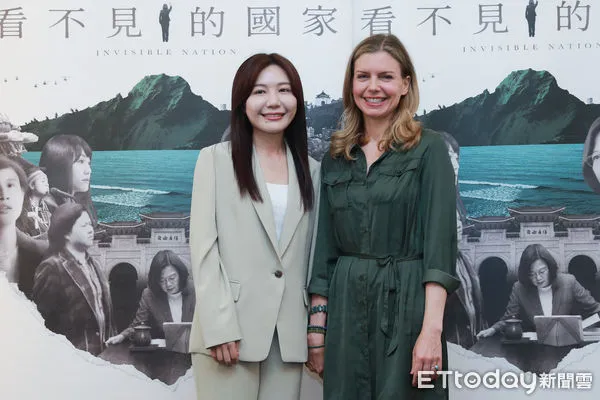 ▲▼《看不見的國家》台灣上映記者會-吳沛憶，葛靜文Vanessa Hope。（圖／記者周宸亘攝）