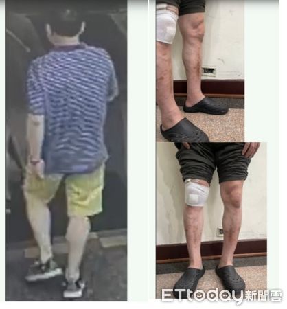 ▲▼台北地院法官在判決書中附圖，比對監視器拍到的性騷歹徒，與被起訴涉案的鎖匠身體重要特徵不符。（圖／翻攝判決書）