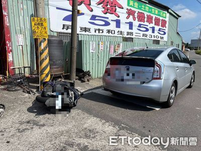 快訊/趕上班出人命!49歲女開車與機車猛撞 22歲男騎士傷重亡