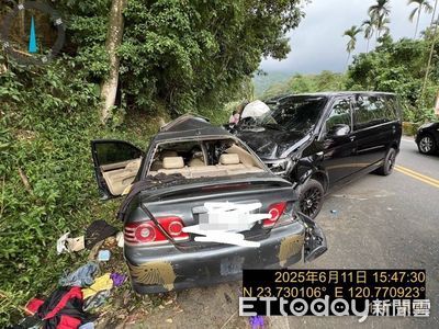 南投溪頭嚴重車禍!自小客「酒駕逆向」 對撞廂型車釀7傷1命危