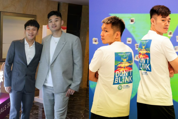 ▲▼王齊麟結婚「李洋緊貼比愛心」！新娘在旁嘟嘴。（圖／翻攝自Facebook／李洋/Lee Yang）