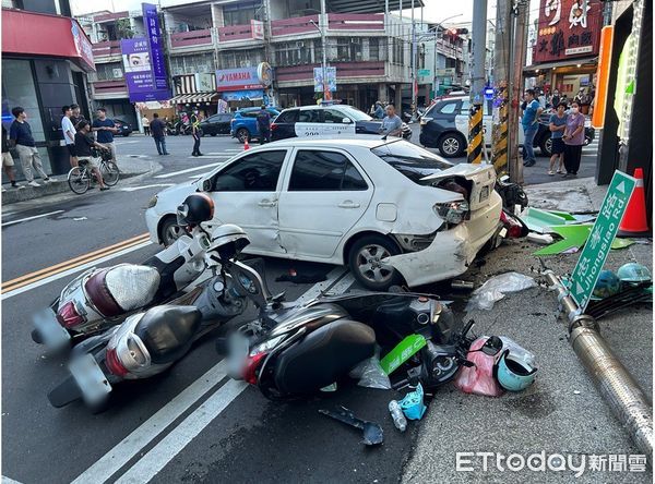 ▲▼雲林2車飛車追逐，釀6人輕重傷，1人慘截肢。（圖／記者游瓊華翻攝）