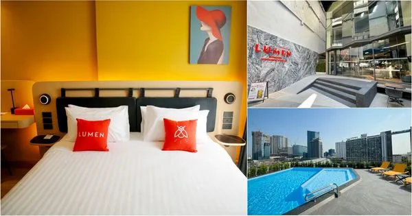 ▲▼曼谷平價飯店，小資族最愛僅需千元就能入住，臨近BTS站地理位置很好，二訪新增頂樓泳池吧用餐空間。（圖／部落客VIVIYU提供）