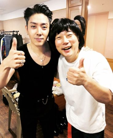 ▲▼殷志源曾被安宰賢調侃「你是離婚前輩」。（圖／翻攝自殷志源IG）