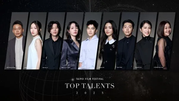 ▲2025北影非常演員曝光，陣容包括李康生(左起)、林品彤、莫子儀、張榕容、曾敬驊、雷嘉汭、蔡凡熙、劉奕兒、鍾欣凌。（圖／台北電影節提供）