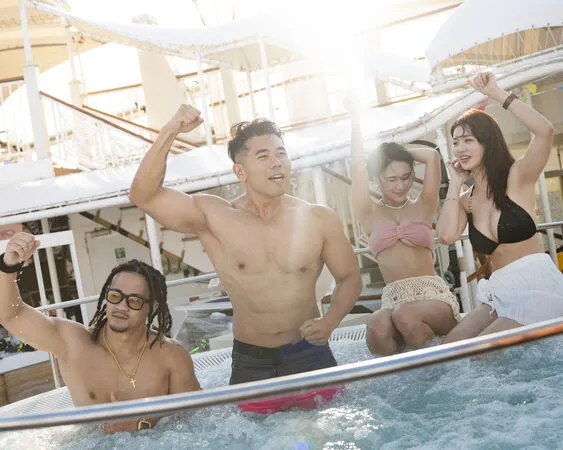 ▲全台首場的郵輪派對由STEPC、麻豆傳媒攜手麗星郵輪共同打造，致力打造一場顛覆傳統的度假體驗，。（圖／STEPC提供）