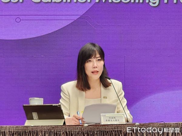 ▲▼發言人李慧芝出席行政院會記者會。（圖／記者陳家祥攝）