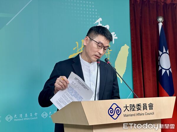 ▲▼陸委會副主委、發言人梁文傑。（圖／記者蔡紹堅攝）