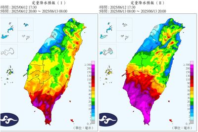 更猛雨彈來了!強降雨熱區轉移「南台灣紫爆」 3縣市防致災豪雨