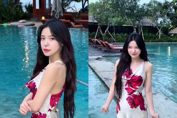 ▲李多慧分享了一系列泳池與海邊的美照。（圖／翻攝自Instagram／le_dahye）