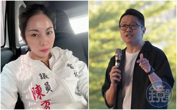 雲林縣議員陳芳盈（左圖）指控朱凱翔性（右圖）騷擾。（翻攝陳芳盈臉書、朱凱翔臉書）