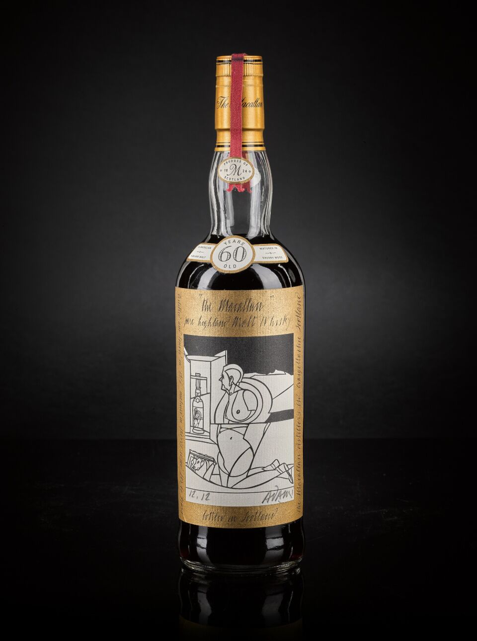 ▲Macallan 1926 Valerio Adami。（圖／翻攝蘇富比官網）