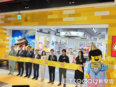 樂高登陸古都！　台南首間授權專賣店進駐南紡積木吸睛
