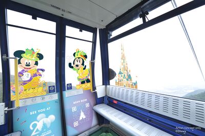 香港昂坪360「迪士尼主題纜車」開賣