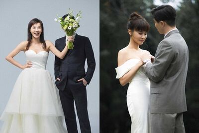 金鐘主持人亞里閃婚！甜曬與牙醫尪婚紗照　「兩喜訊」同步曝光