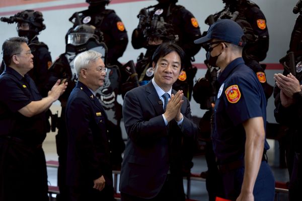 ▲▼總統賴清德視導內政部警政署反恐訓練中心。（圖／總統府提供）