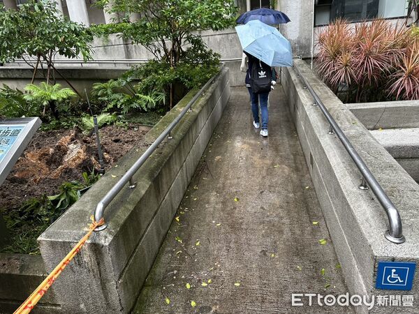 ▲▼             台中逢甲大學「榕榕健康步道(榕榕大道)」的路樹倒塌，造成1人身亡、3人輕傷。（圖／記者白珈陽攝，下同）
