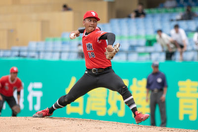 隊友起鬨「有了」！黃宇昇球探前嗨飆150公里　首亮紅字好開心　　