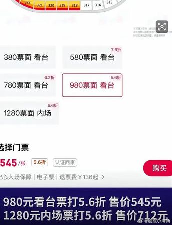 ▲▼范瑋琪佛山演唱會票價打折，截圖在陸網瘋傳。（圖／翻攝自微博）