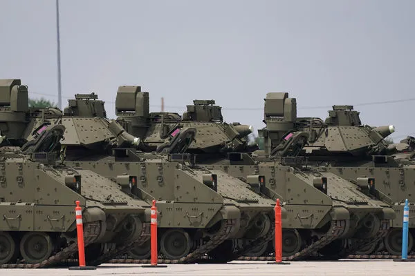 ▲▼美國華府14日將舉辦閱兵儀式，盛大慶祝陸軍建軍250週年。（圖／路透）