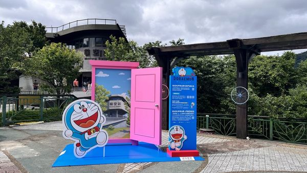 ▲60座立體「哆啦A夢」快閃台北　今明兩天市民廣場限時展出。（圖／台北市觀傳局提供）