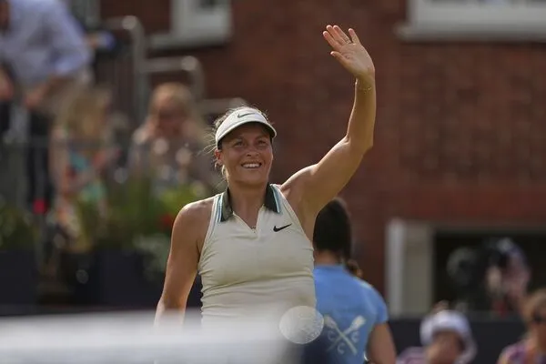 ▲德國老將瑪麗亞（Tatjana Maria）晉級女王盃4強。（圖／達志影像／美聯社）