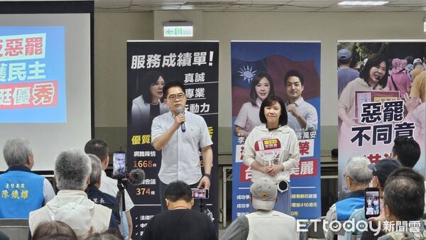 ▲▼國民黨秘書長黃健庭出席國民黨立委李彥秀的內湖問政說明會。（圖／記者呂佳賢攝）