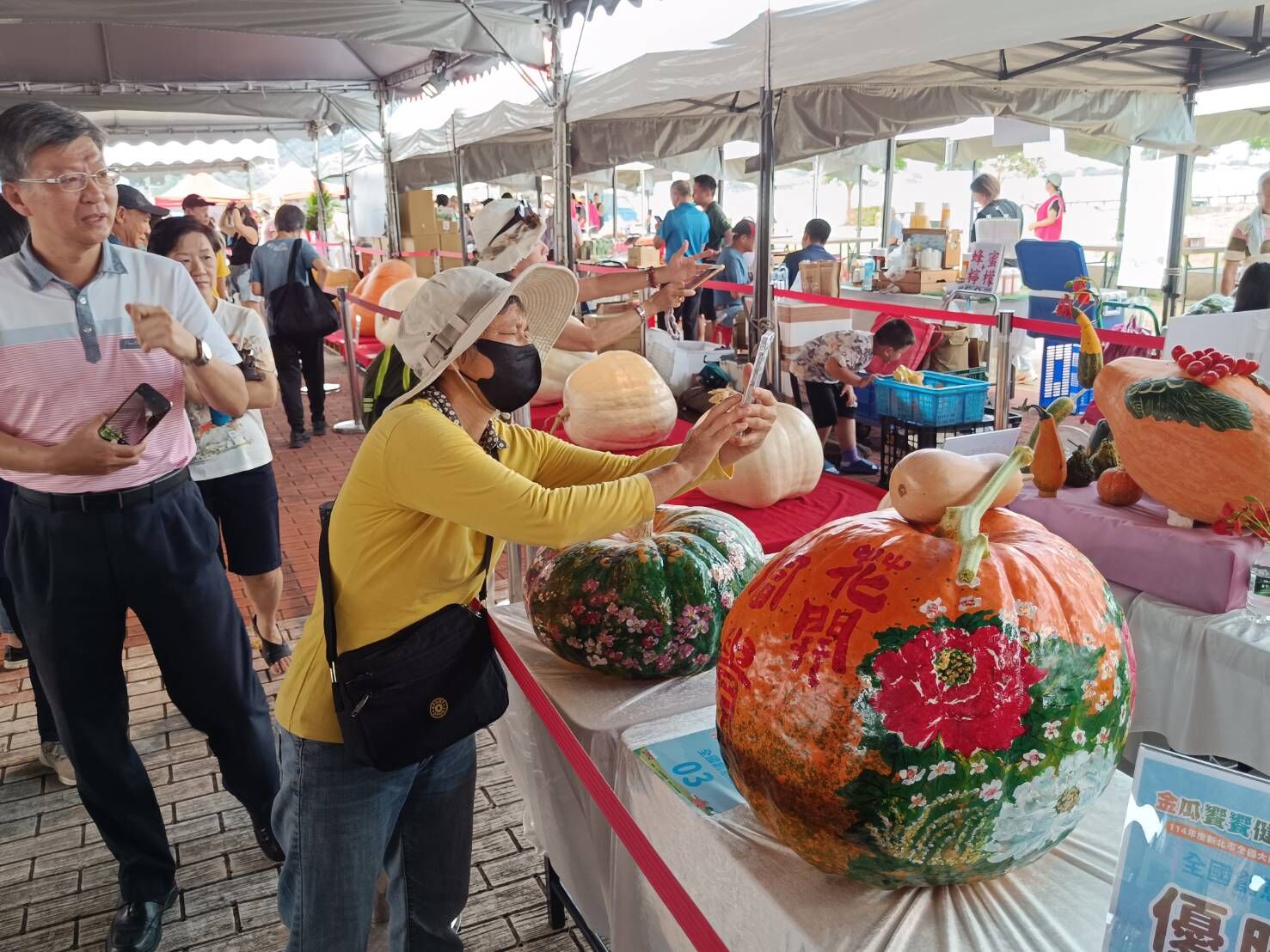 ▲全台大南瓜齊聚新北。（圖／新北市農業局提供）