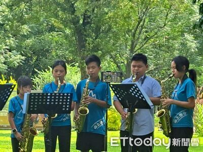 童音悠揚奏出夏日詩篇 山上國小快閃水道博物館